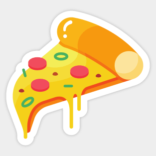 Pizza Slice is on board Sticker